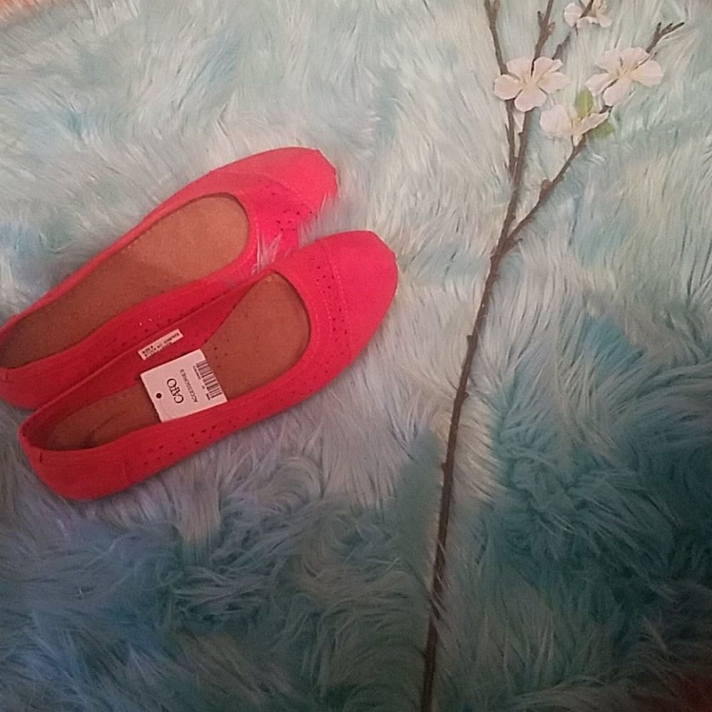 🌼Orange flats